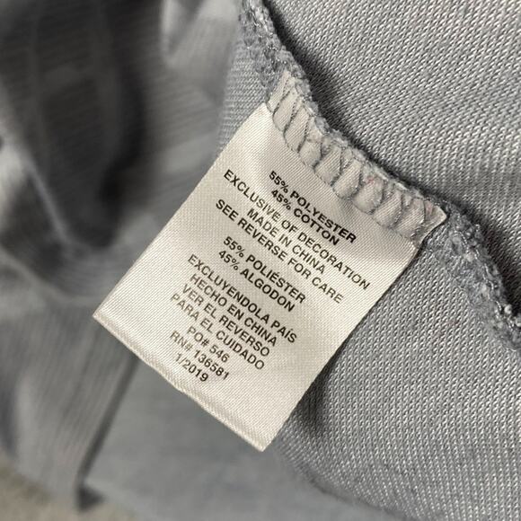 Nat Nast Polo Golf Causal Shirt Mens Large Gray Floral Print Classic Performance - Picture 9 of 11